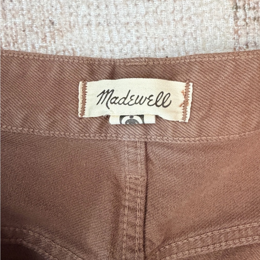 Madewell Rust-Brown the darted barrel Jean - Picture 2 of 5